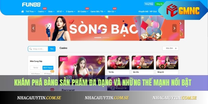 Khám phá bảng sản phẩm đa dạng và những thế mạnh nổi bật 