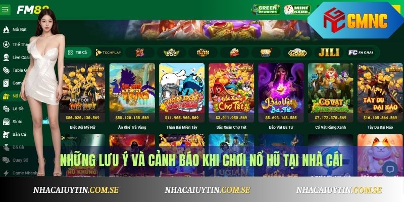 Những lưu ý và cảnh báo khi chơi nổ hũ tại nhà cái
