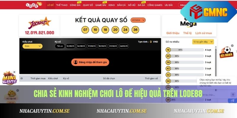 Lode88 - Trang Lô Đề Online, Dễ Trúng, Rút Tiền Nhanh 4 Chia sẻ kinh nghiệm chơi lô đề hiệu quả trên Lode88