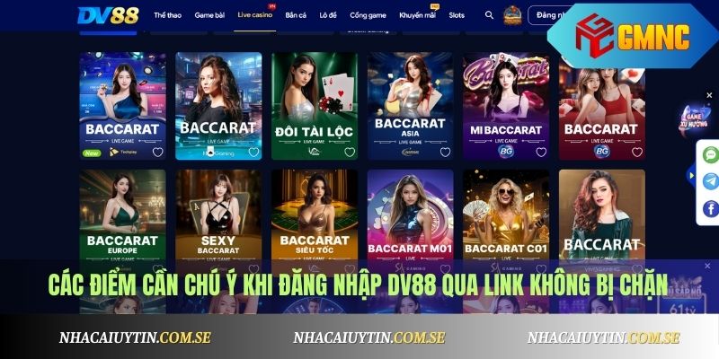 Đăng Nhập Link Không Bị Chặn DV88 Cách Nhanh Nhất 4 Các điểm cần chú ý khi đăng nhập link không bị chặn DV88