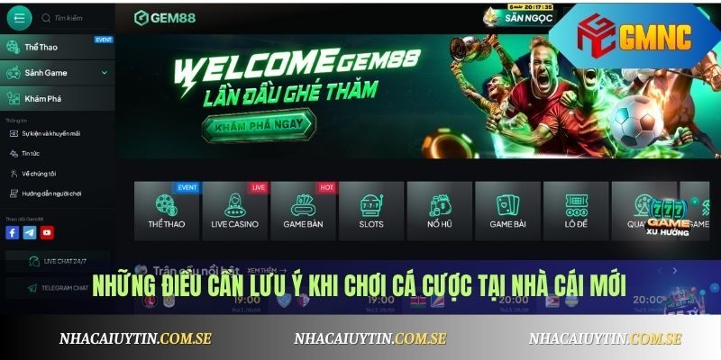 Nhà Cái Uy Tín Mới Ra Mắt: Địa Chỉ Cá Cược An Toàn 4 Những điều cần lưu ý khi chơi cá cược tại nhà cái mới