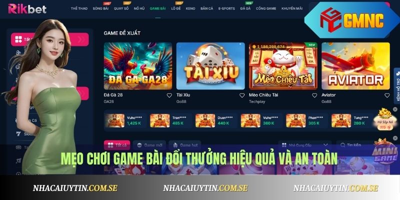 Mẹo chơi game bài đổi thưởng hiệu quả và an toàn