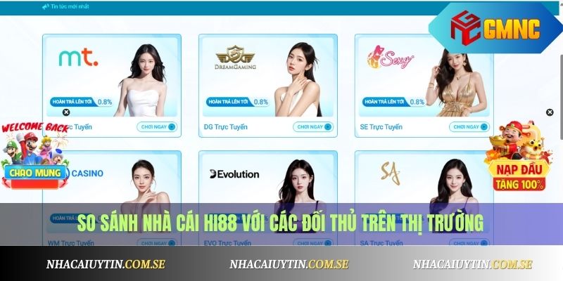 Hi88 - Review Chi Tiết Nhà Cái Hi88, Có Nên Chơi? 4 So sánh nhà cái Hi88 với các đối thủ trên thị trường