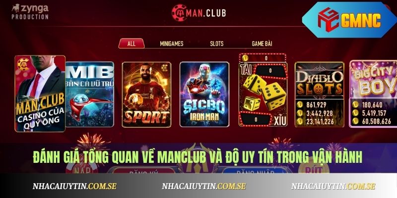 Đánh giá tổng quan về Manclub và độ uy tín trong vận hành
