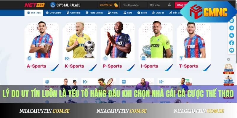 Lý do uy tín luôn là yếu tố hàng đầu khi chọn nhà cái cá cược thể thao